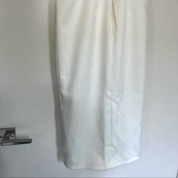 House of CB 'Faye' Ivory Satin Corset Midi Dress size small - Picture 11 of 14
